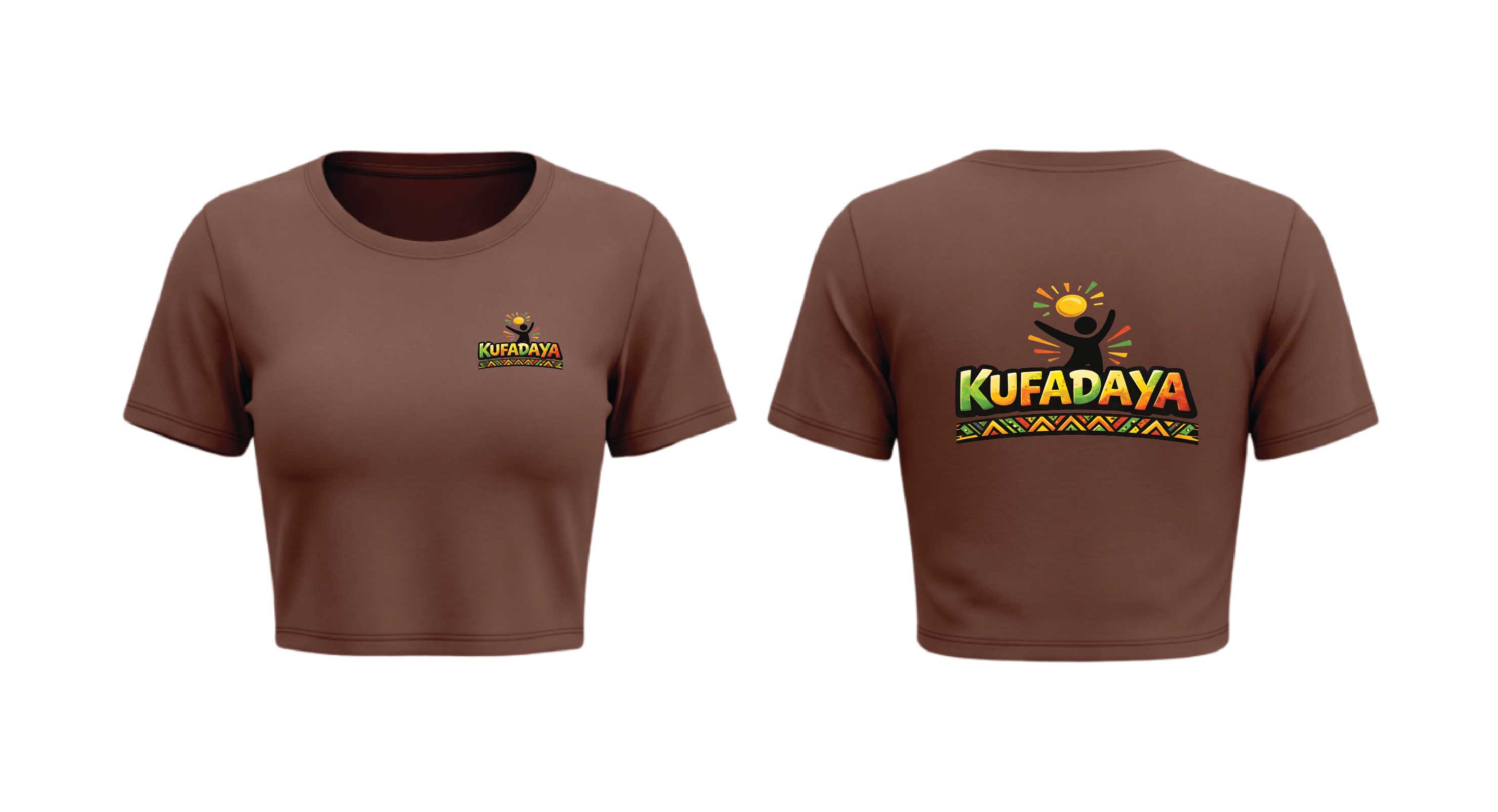 Kufadaya Crop Top - Brown